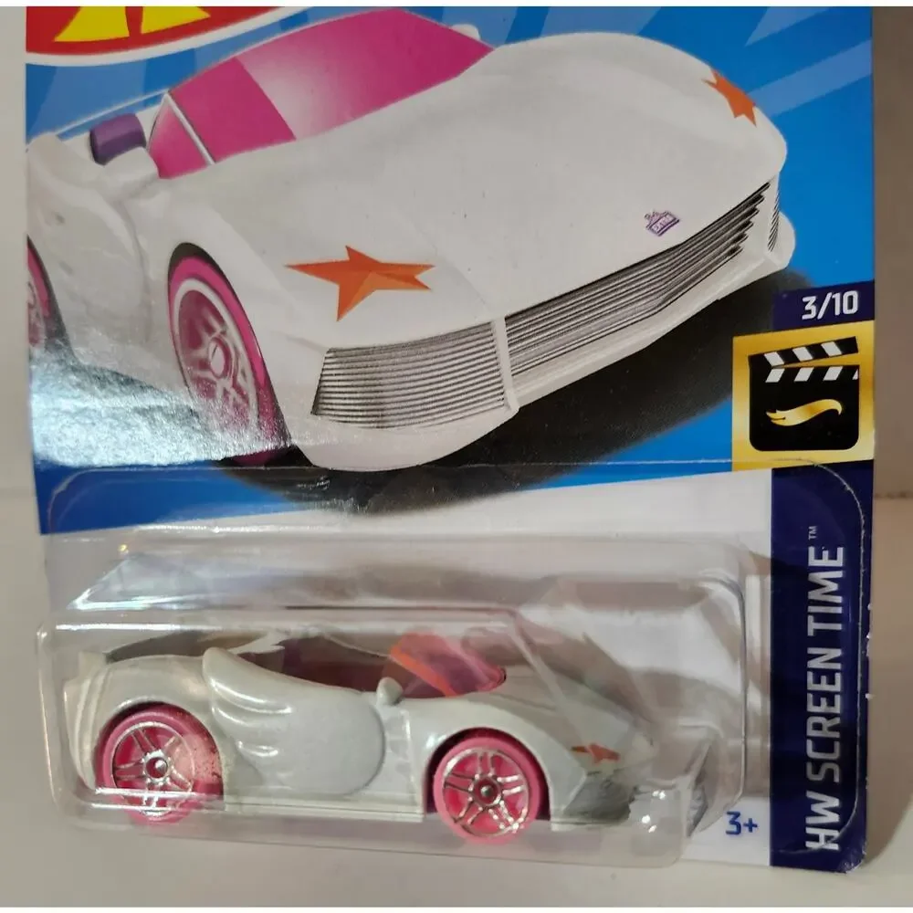 Hot Wheels Barbie Extra Car White Pink HW Screen Time 3/10 Sealed